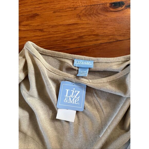 Liz & Me poncho-style poncho Pullover Size 3X/5X NWT - Picture 9 of 11